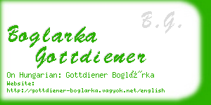 boglarka gottdiener business card